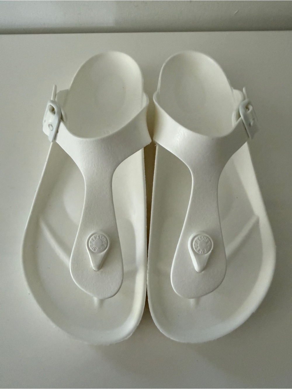 BIRKENSTOCK EVA Gizeh Essentials Sandals Shoes 39/US 8-8.5 White